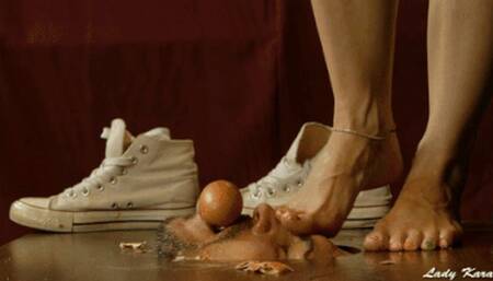 Scrambled Eggs Foot Gagging (1080HD)