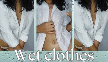 I wet my clothes with pee