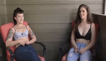 Terra pisses outdoors