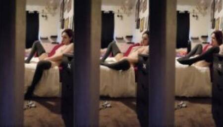 Voyeur Roommate Fingering