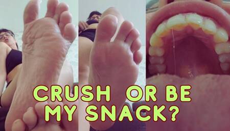 Stomping my litte friend for eating him