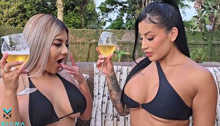 Colombians Have Strong Lesbian Sex Outdoors - Mariana Martix and Naty Delgado