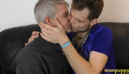 Hot Gay Kissing 46 - New playmate Jake Skittles and Richard Lennox making out ferociously - Manpuppy - MP4 1080