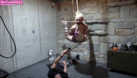 Bondage Rope Seduction: Mario's BDSM Suspension & Sensation Play with Lucy