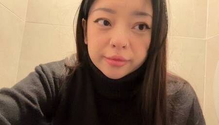 Constipated On A Public Toilet