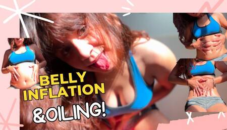 Belly inflation and oiling