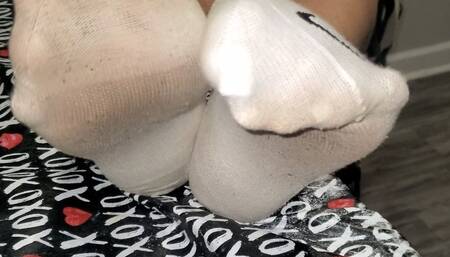 Sweaty gym socks and Crocs pov