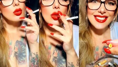 Dunhill Menthol 100 - Close-up - I'm gonna blow all my smoke in your face, inhale my smoke