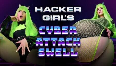 Hacker Girl's Cyber Attack Swell - Body Expansion Revenge