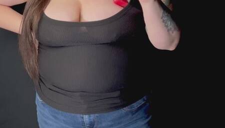 Can you keep a secret ? Bitchy topless smoking JOI