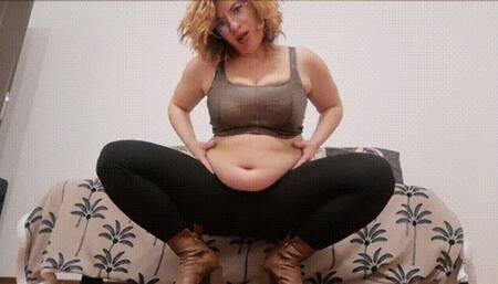 A quick big belly JOI