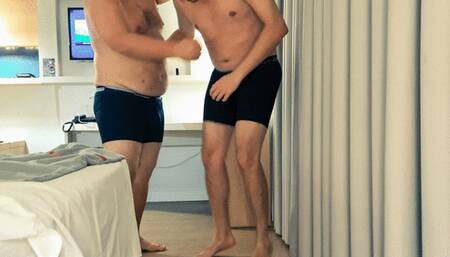 Cop Heavyhitterboxer: Total Domination and Bear Hugs in the Hotel Room