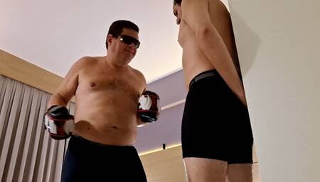 Cop Hitterboxer giving me gutpunching and fuck (Gloves On)