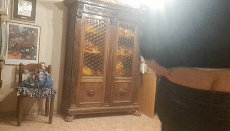 JEANS ARE SO LOW AND SHOW ASS