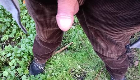 Public Cruising, Pissing in the Woods Wearing Cords - Rockard Daddy