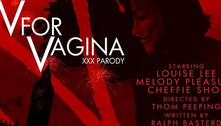 V for Vagina - VR Parody - Louise Lee and Melody Pleasure