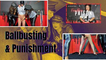 FemdomPrison - Ballbusting & Punishment 21 MINS