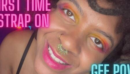 First Time Strap on GFE POV