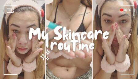 My skincare routine: deep wash and skincare