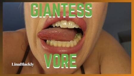 Unaware Giantess's New Snack