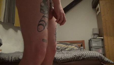 Anal Training With Plugs & Big Dildo