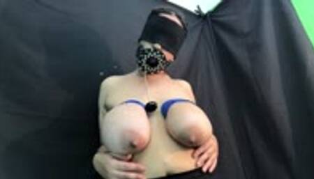 Saggy tits taped selfie cam