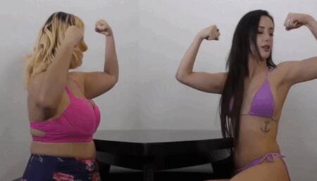 Ama vs Heavenly: Armwrestling