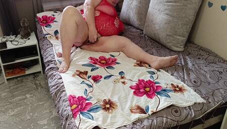 Masturbation Of A Fat Womans Big Meaty Pussy