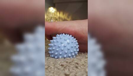 Grace of the Foot: Massage Ball in Action
