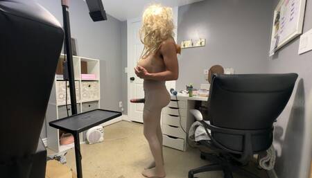 Hot Crossdresser Huge Cock Big Tits