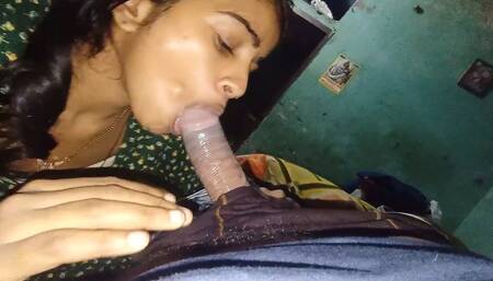 Bhabhi Sucking Big Cock, Cumshot in Mouth, Desi Blowjob Excellent Blowjob Homemade Video