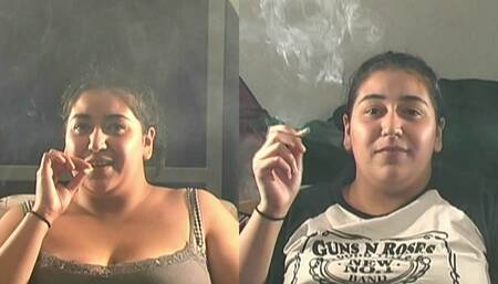 Samantha Chubby Latina Non-Nude SFW Smoking Clips Pt 1