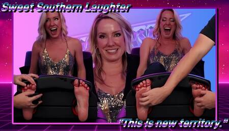 Sweet Southern Laughter - Amelia's Spontaneous 1st Tickle Session! (PART ONE)