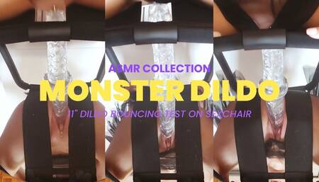 Monster Dildo Riding at the Mirror