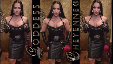 Sexy leather Cum Tribute