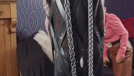 Trying out My new toy on hubby hang bb hang