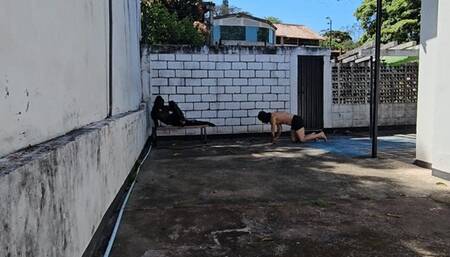 The brutal destiny of the young slave by the goddess