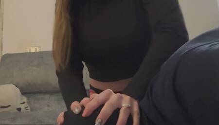 The slave was caught sniffing my shoes