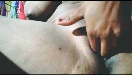 Village Bhabhi Boob's Massage and Pussy Hard Fingering Very Beautiful