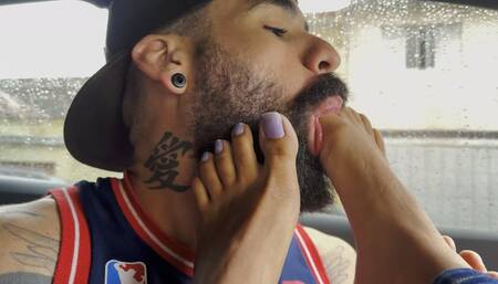 JANAINA - vol 04 - (mp4) worship & footjob video