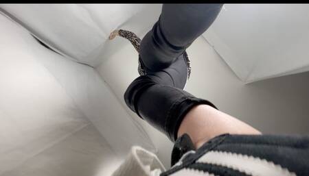 A Giantess Shoejob with Adidas Campus Sneakers - Cock Trampling, Shoejob, CBT and Giantess and Upskirt - POV Views - Tramplegirl uses her well worn sneakers and let him explode on her shoes - !! Cockview only !! HD