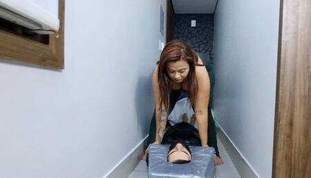 STILL TRYING TO BREATHE UNDER HER