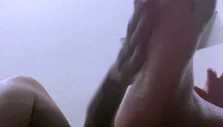 barefoot - Goddess MXDominion Rubs Salt Scrub on Soles Teasing Foot slave POV, female domination, goddess worship, soles  1080