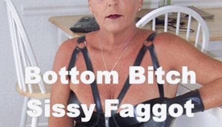 Bottom Bitch Sissy Faggot (MP3)