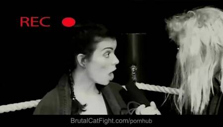 Hot floozy - spanking hard dirt - Brutal Catfight