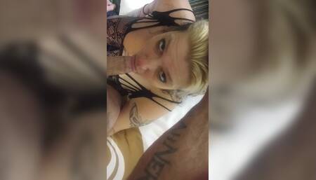 Cumguzzler Sucking Daddy's Cock Again!