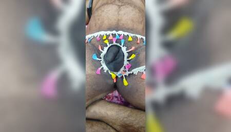 Sexy Bhojpuri Bhabhi Enjoying with Her Husband Friend in the Bedroom