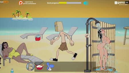 Fuckerman Collection V1.3 Beach Full Porn Game Play Walkthrough