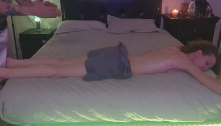 Full Movie! Sensual Massage turns hardcore with cum on feet