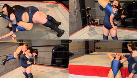 Giantess destroys petite brunette jobber